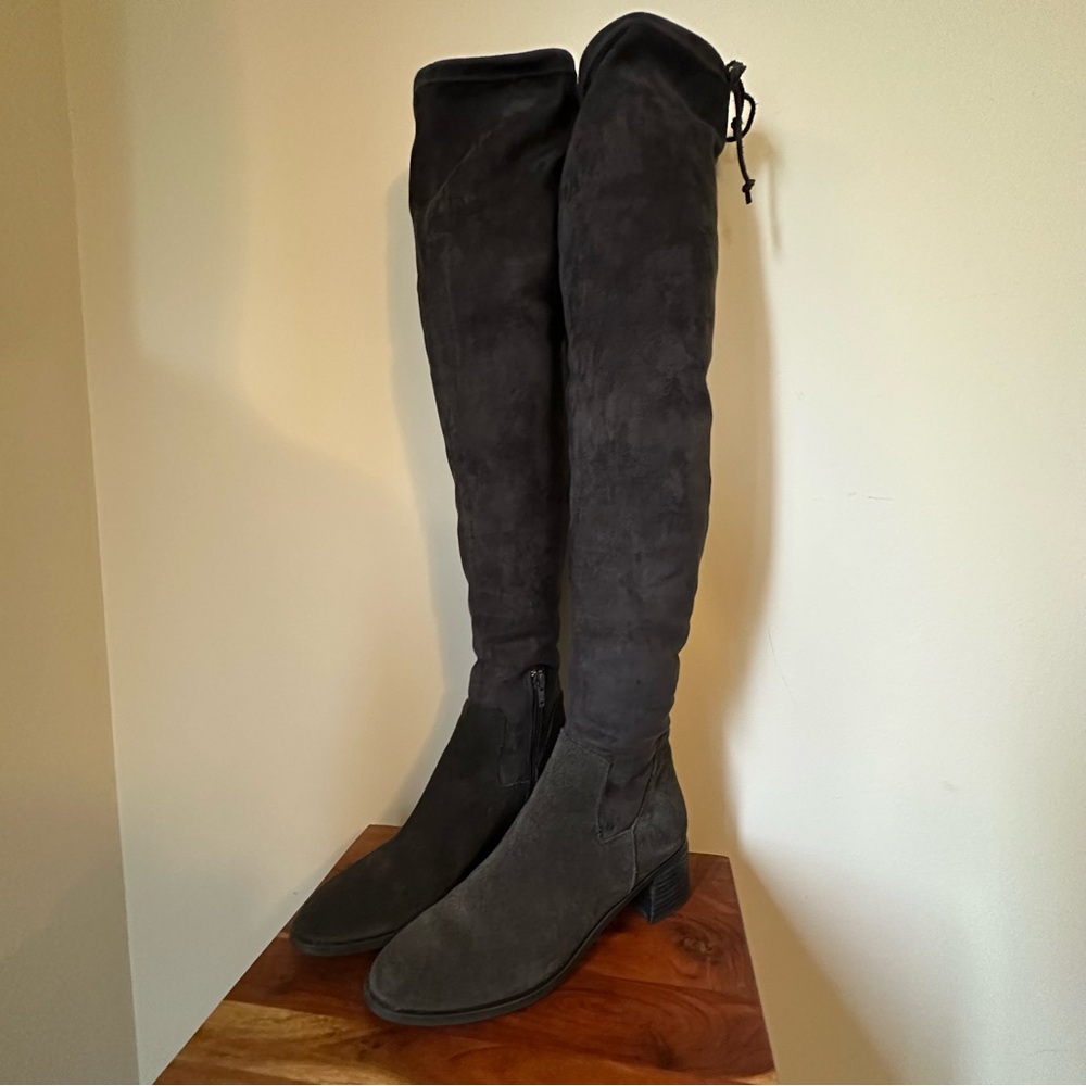 Free People Over the Knee Suede Boots - Sz 39 - Picture 3 of 8